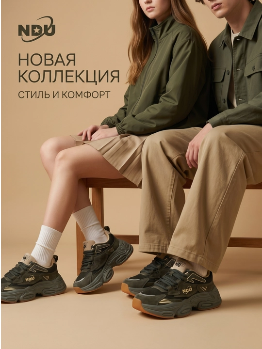 NDU Retro Trend krossovkalari — amortizatsiya va maksimal qulaylik