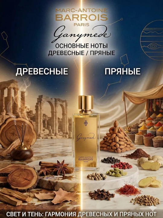 Uniseks atir Ganymede, Ayollar va Erkaklar uchun, Marc-Antoine Barrois Ganymede, 100ml