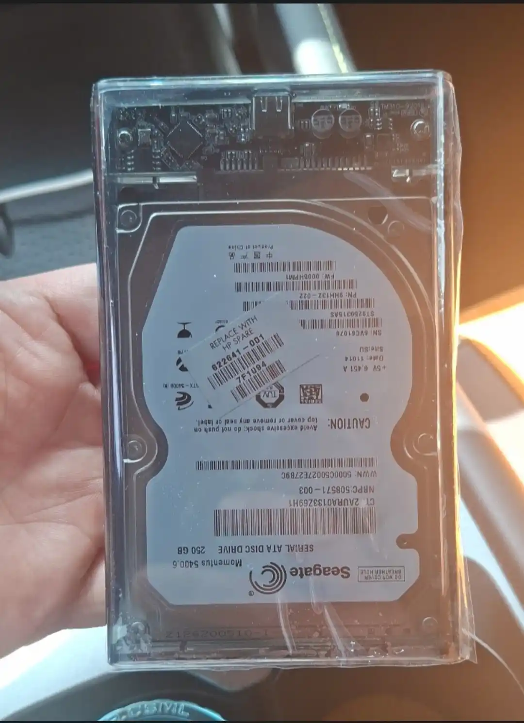 Корпус-кейс для внешнего жесткого диска SATA, USB 3.1, HDD SSD 2.5