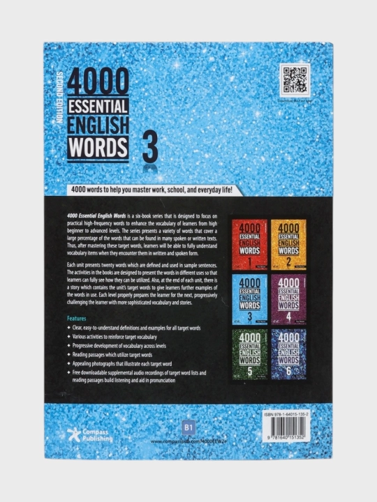 4000 Essential English Words 1-2-3-4-5-6 Paul Nation +CD
