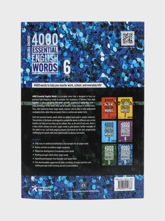 4000 Essential English Words 1-2-3-4-5-6 Paul Nation +CD