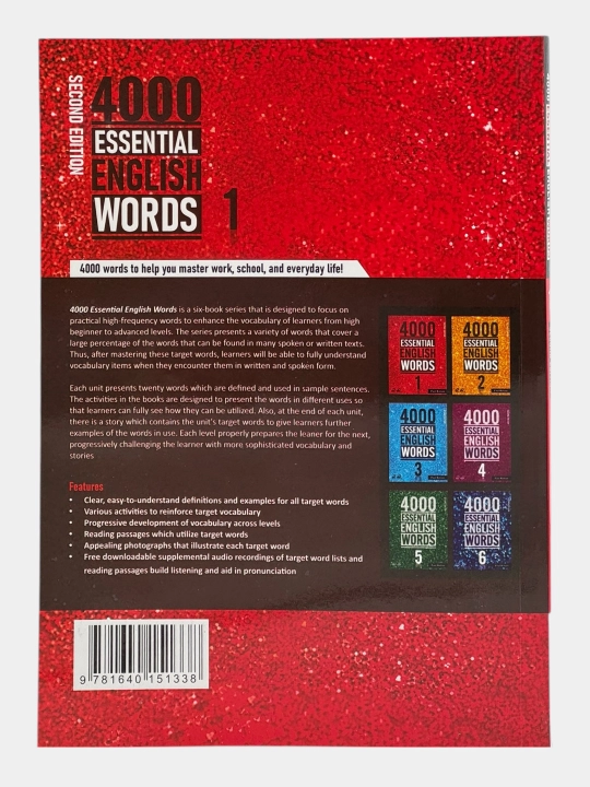 4000 Essential English Words 1-2-3-4-5-6 Paul Nation +CD