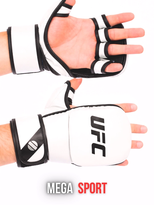 Профессиональные перчатки UFC MMA с открытыми пальцами, амортизирующей и прочной защитой