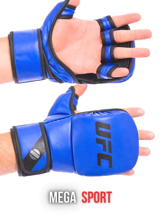 Профессиональные перчатки UFC MMA с открытыми пальцами, амортизирующей и прочной защитой