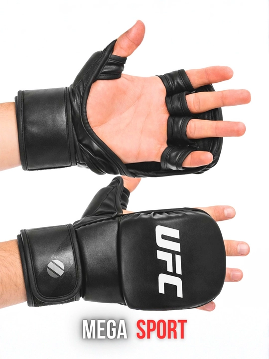 Профессиональные перчатки UFC MMA с открытыми пальцами, амортизирующей и прочной защитой