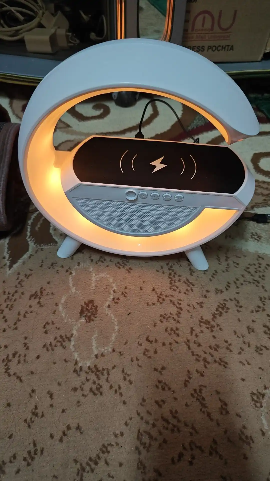 Мульти колонка, смарт колонка, будильник, 7-в-1 многофункциональная Bluetooth колонка