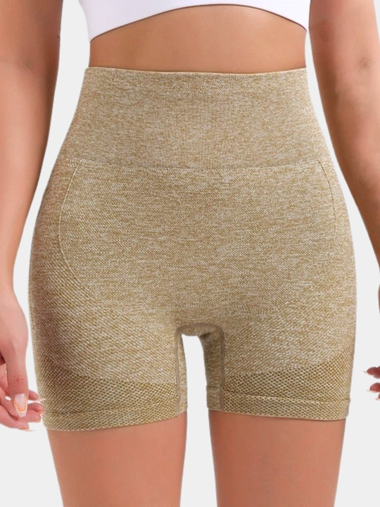 Ayollar uchun sport shortik (scrunch butt, yuqori bel, choksiz)