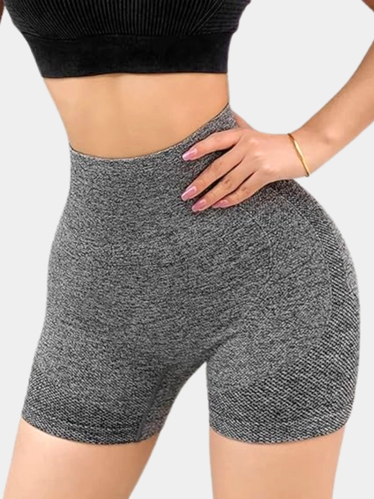 Ayollar uchun sport shortik (scrunch butt, yuqori bel, choksiz)