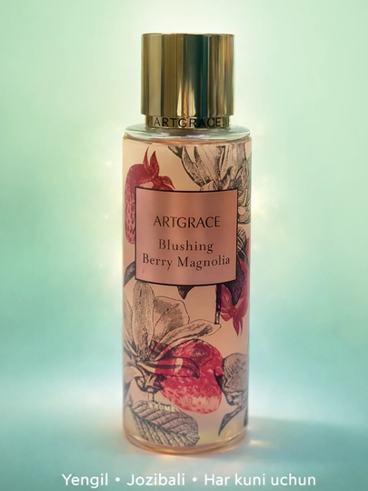ARTGRACE Body Mist - ayollar uchun tanaga mo‘ljallangan xushbo‘y sprey (shimmer / fragrance), 250 ml - 