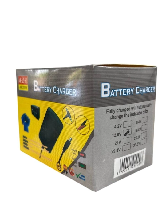 Tezkor va Xavfsiz Batareya Zaryadlovchi 12.6V / 15V / 18V / 21V