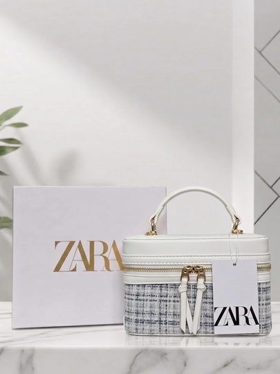 Женская сумка в стиле ZARA кросс-боди, через плечо из эко кожи — GERBO-ZARA2-БЕЛЫЙ