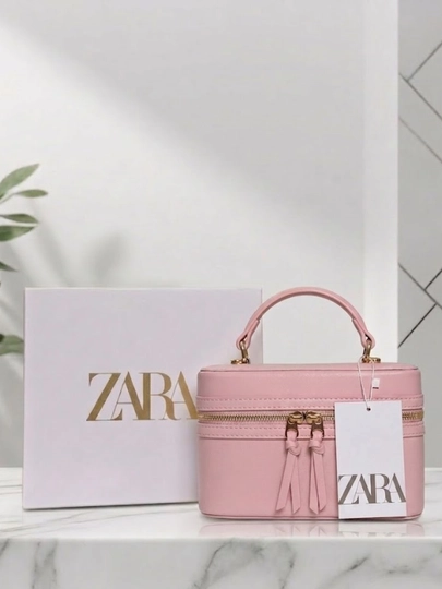 Женская сумка в стиле ZARA кросс-боди, через плечо из эко кожи — GERBO-ZARA2-РОЗОВ