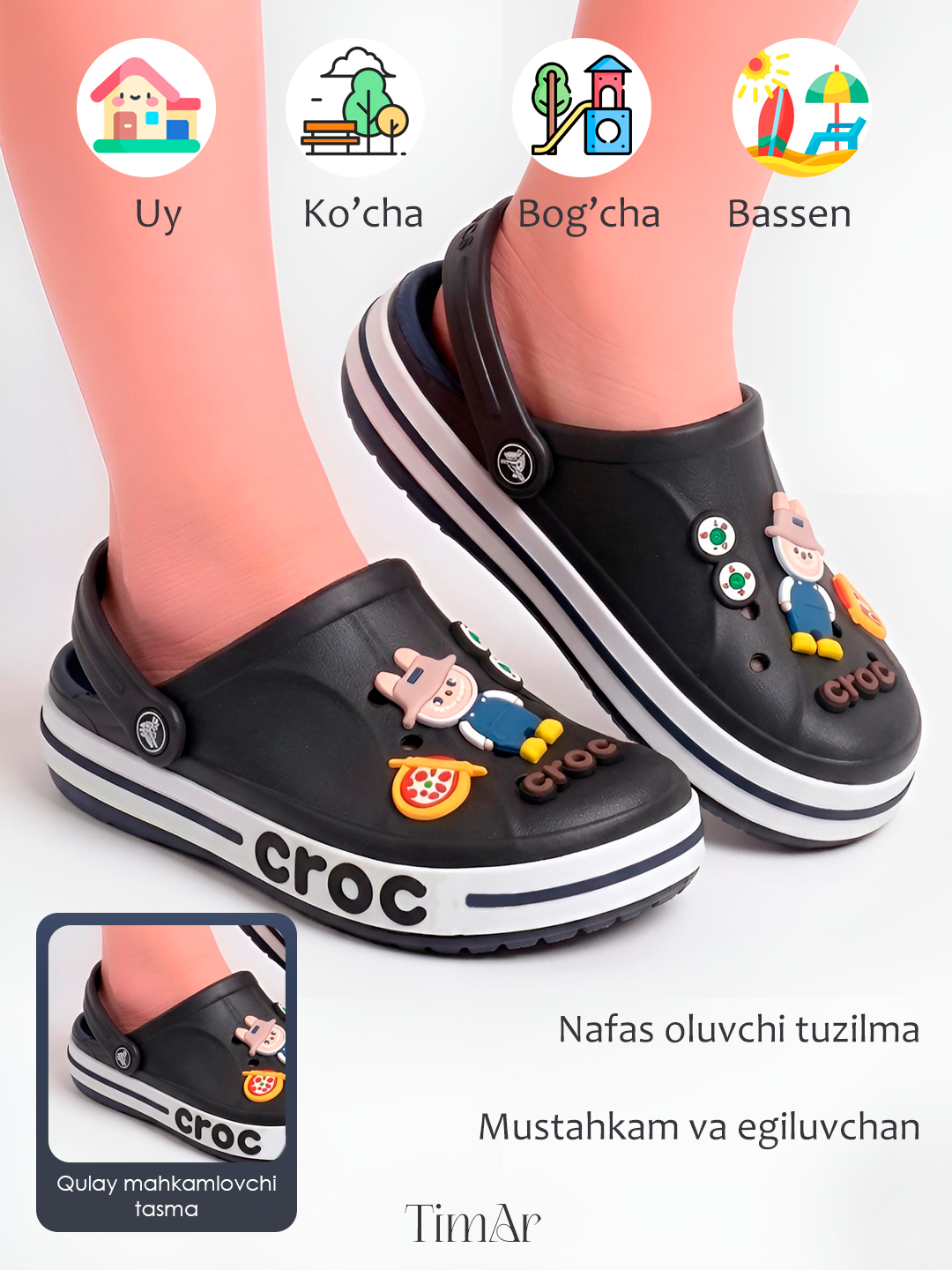 2 yoshdan 10 yoshgacha bo‘lgan qizlar va o‘g‘il bolalar uchun TimAr Sabo