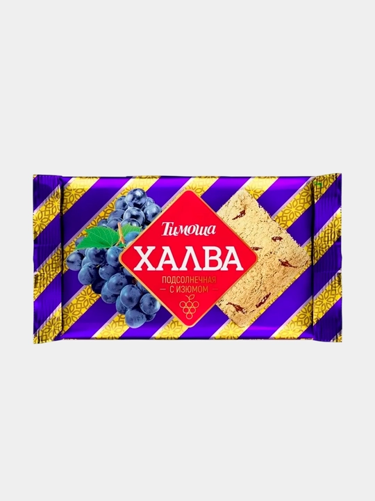 "Timosha" kungaboqar halvasi (mayizli, 250 gr) (XL029) - 