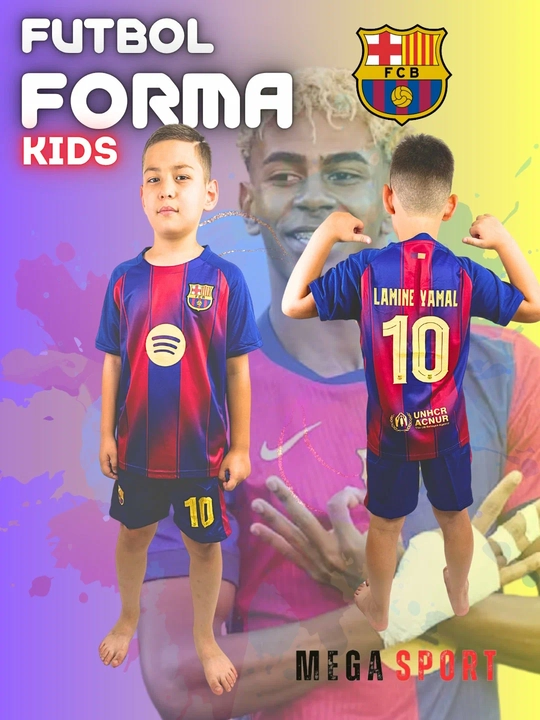 Bolalar uchun klub uslubidagi futbol formasi - 