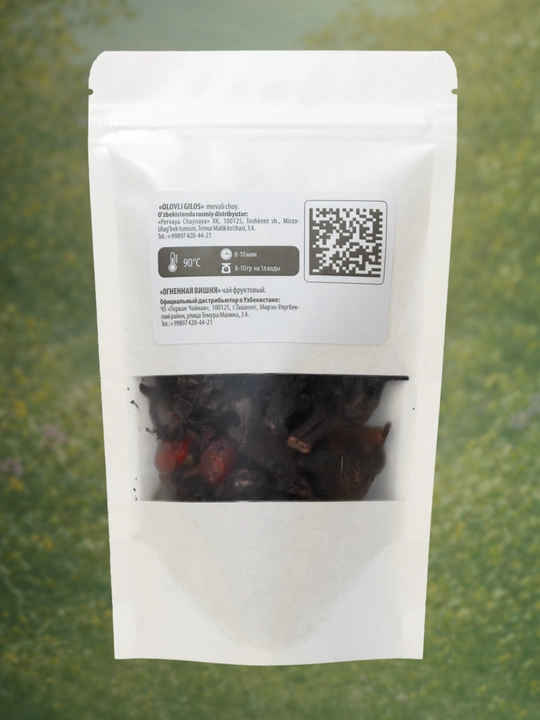 Mevali choy ichimligi Olovli Gilos, 100% Organic, 60 gr