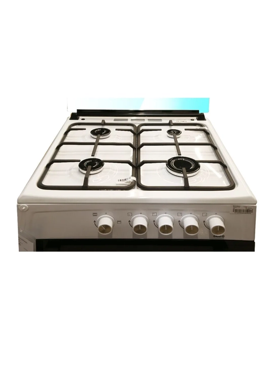 Shivaki 6400 GP gaz plita, oq rang, 4 konfoka, gaz nazoratli, zamonaviy (new)