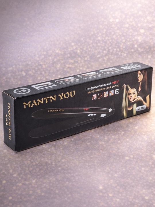 Профессиональный выпрямитель для волос YANTIN YOU M-918, LCD, 230°C, керамика