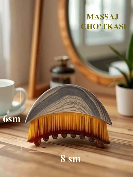 Massaj cho'tkasi, yuz massajeri – lifting, gua sha va limfa drenaj effekti
