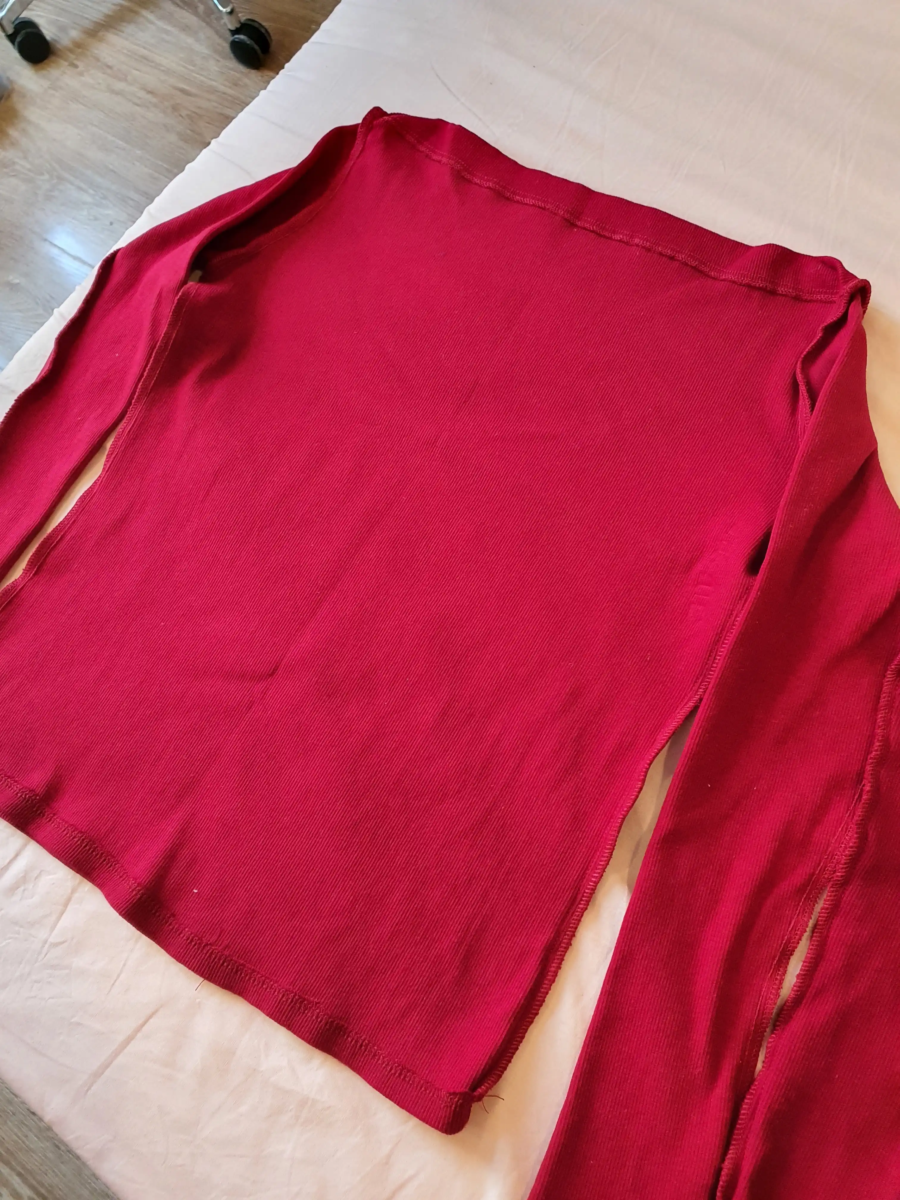 Krop top kofta, longsliv, uzun yengli, ayollar uchun, 95% xb