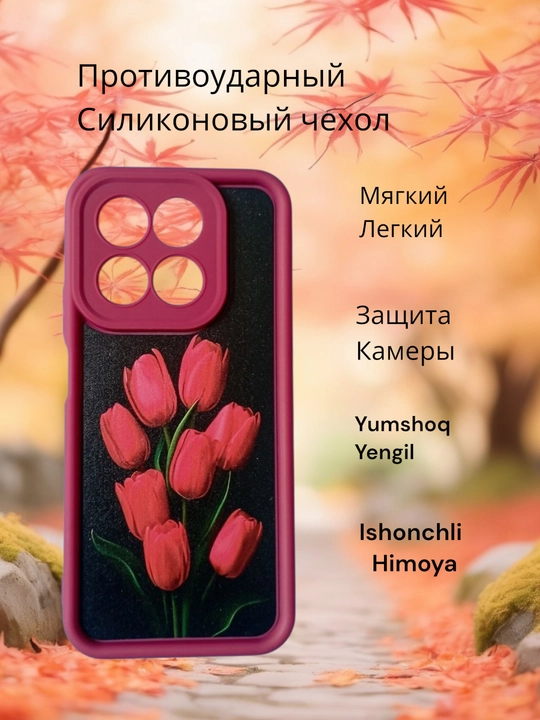 Чехлы для смартфона Honor X 7D, цветочный дизайн, романтический стиль, чехол с розами