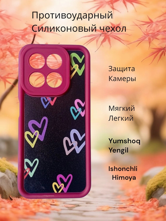 Чехлы для смартфона Honor X 7D, цветочный дизайн, романтический стиль, чехол с розами