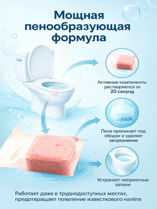 Таблетки для унитаза чистящие