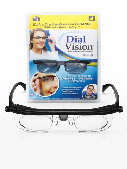 Dial Vision Pro – умные регулируемые очки ( до -6 / +3 — SHOPNIL-KOZOYNAK-БЕЛЫЙ