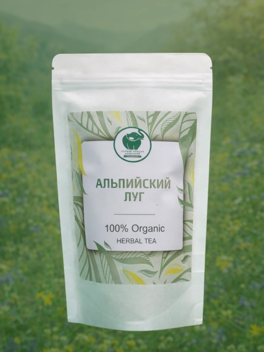 "Alp o'tloqi" (Alpiyskiy lug) o'tli choyi, 100% Organik, sitrusli, 60 g