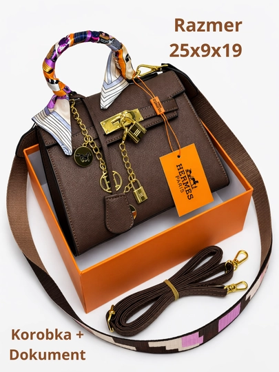 Сумка для женщин в стиле COACH, ZARA, DIOR, LOUIS, DOLCE GABBANA, HERMES через плечо — GERBO-ASORT-УГОЛЬН