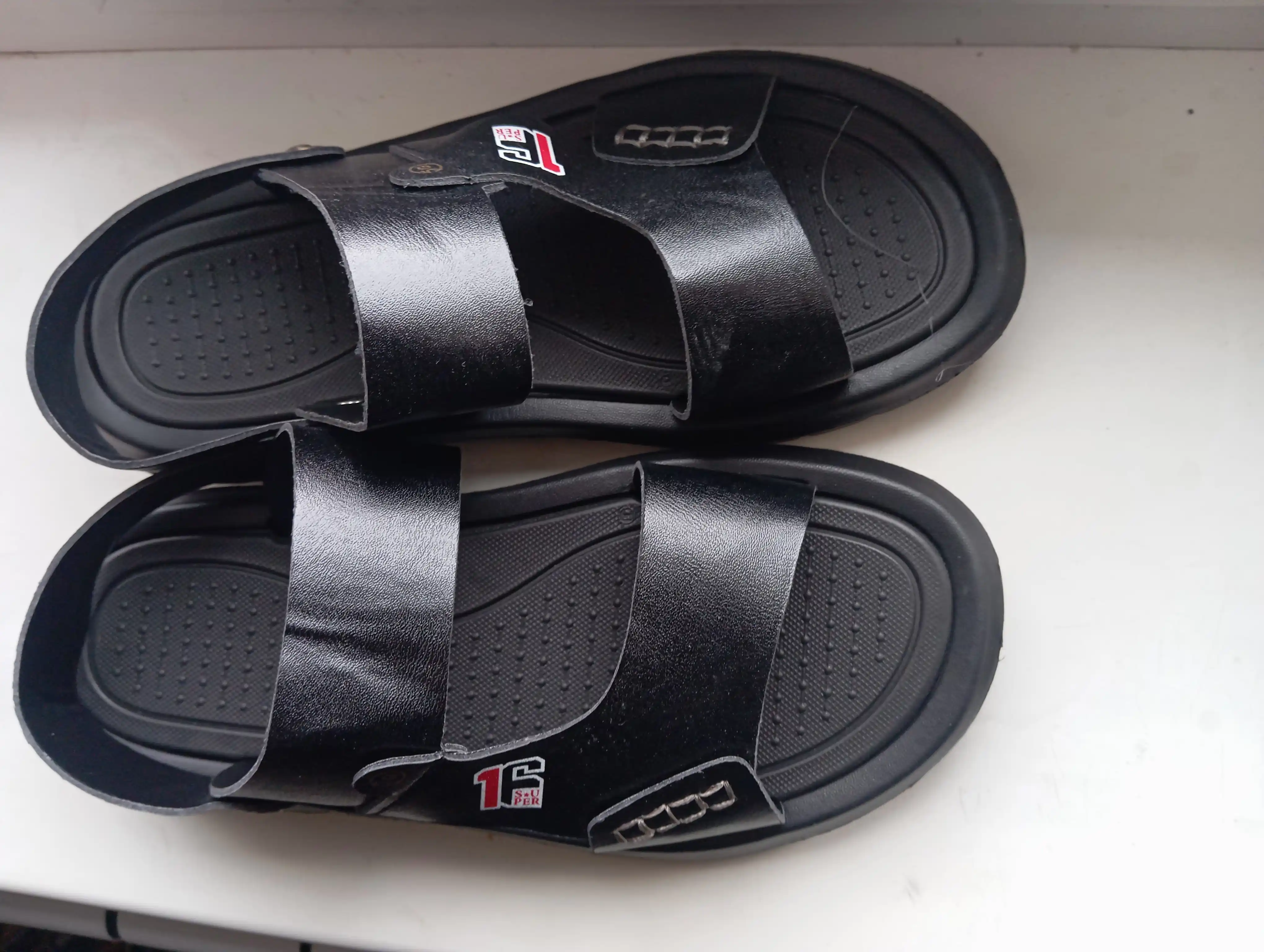 Erkaklar uchun yozgi sandal, orqa tasmali, qulay, sirpanmaydigan tagcharmli