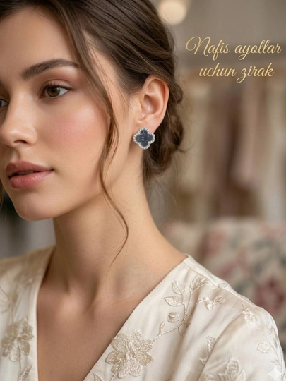 Серьги Van Cleef, серьги в форме сердца, бижутерия, стильные серьги для женщин и девушек