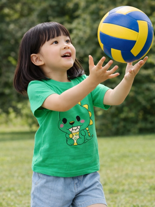 Bosma naqshli bolalar futbolkasi, paxta, yozgi, eng yaxshi model