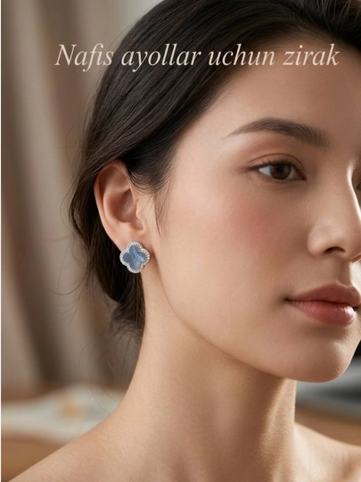Серьги Van Cleef, серьги в форме сердца, бижутерия, стильные серьги для женщин и девушек — LUXELLA-ZRMAYDA-МОРСК