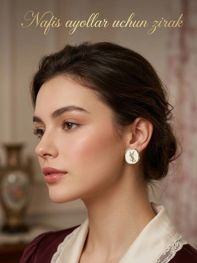 Серьги Van Cleef, серьги в форме сердца, бижутерия, стильные серьги для женщин и девушек — LUXELLA-ZRMAYDA-ЗОЛОТ