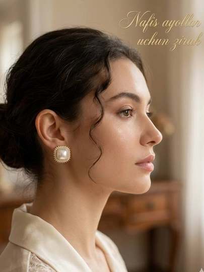 Серьги Van Cleef, серьги в форме сердца, бижутерия, стильные серьги для женщин и девушек — LUXELLA-ZRMAYDA-БЕЖЕВ