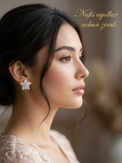 Серьги Van Cleef, серьги в форме сердца, бижутерия, стильные серьги для женщин и девушек — LUXELLA-ZRMAYDA-СЕРЕБРН