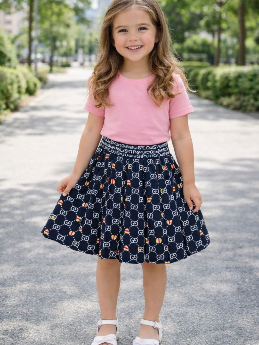 Юбка детская для девочки, весенняя и летняя юбка, 3-8лет - 