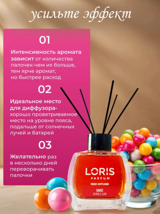 Uy, ofis, do`kon va avtomobil uchun xushboy hid tarqatgich, 120 ml