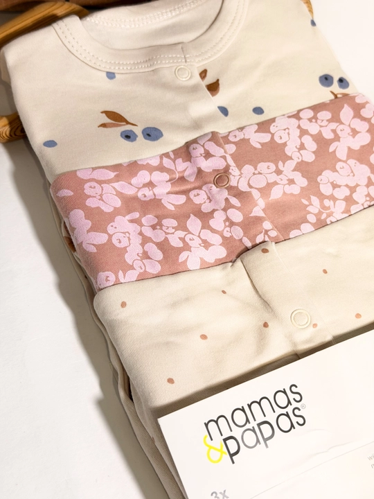 Mamas & Papas – 3 dona bolalar slipi to‘plami