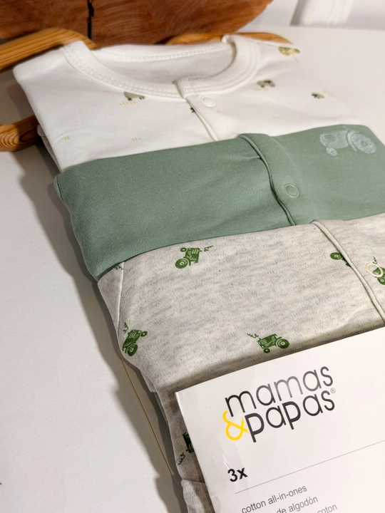 Mamas & Papas – 3 dona bolalar slipi to‘plami