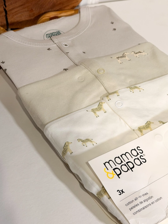 Mamas & Papas – 3 dona bolalar slipi to‘plami