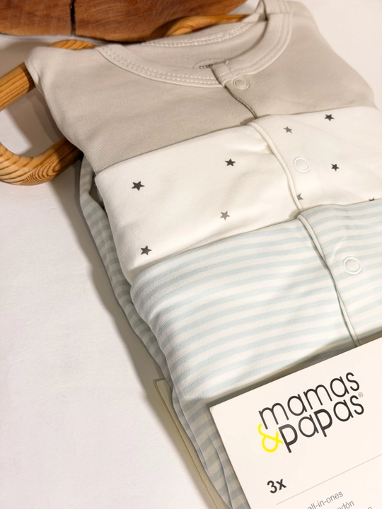 Mamas & Papas – 3 dona bolalar slipi to‘plami