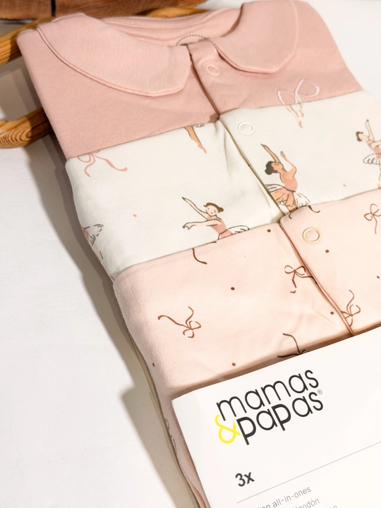 Mamas & Papas – 3 dona bolalar slipi to‘plami