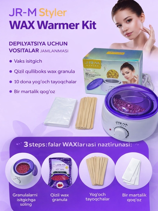 Воскоплав для депиляции JR-M Styler, удобный для домашнего использования