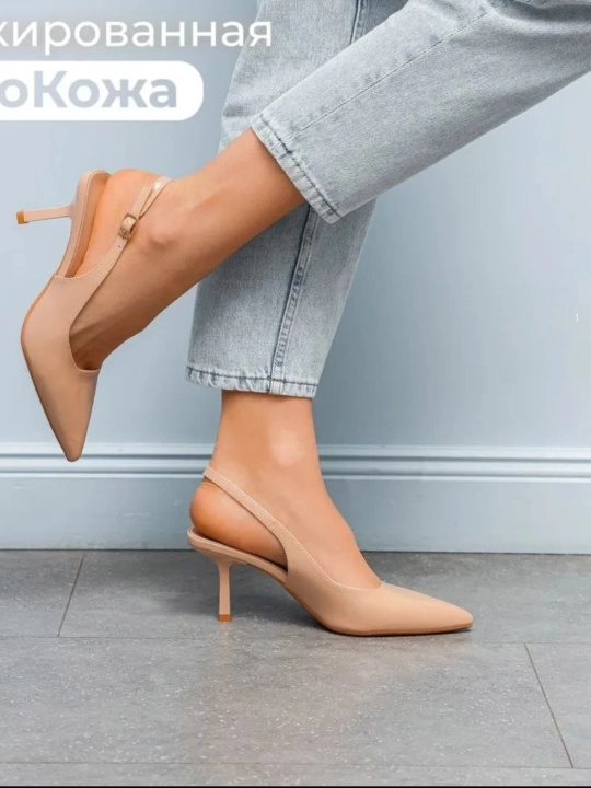 Ayollar uchun tor uchli 6 sm uzunlikdagi stiletto sandallari, eko-charm, zamonaviy, nafis