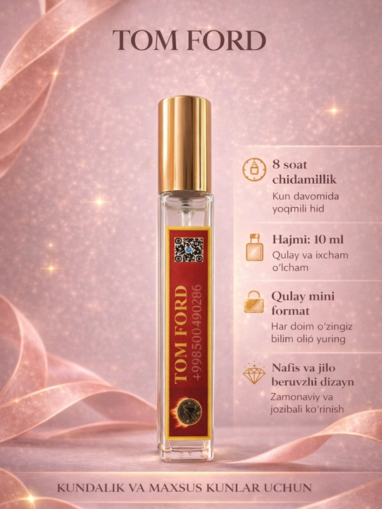 Atir, Ayollar atiri Gucci Flora, Miss Dior, My Way, Libre, Tom Ford