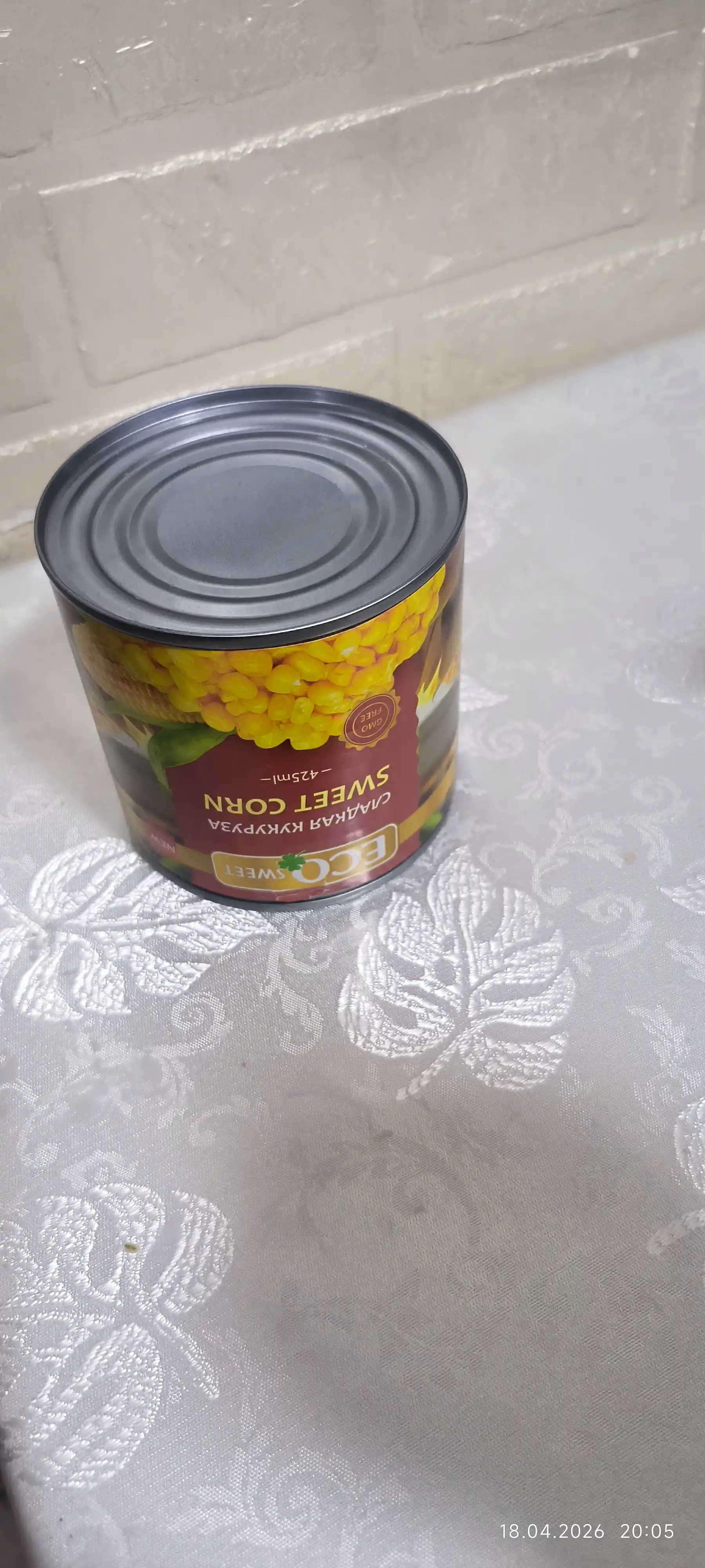 Кукуруза ТМ "EKO Свiт" ж/б 340 гр
