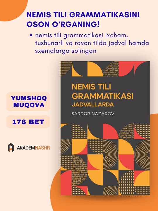 Немис тили грамматикаси жадвалларда - 