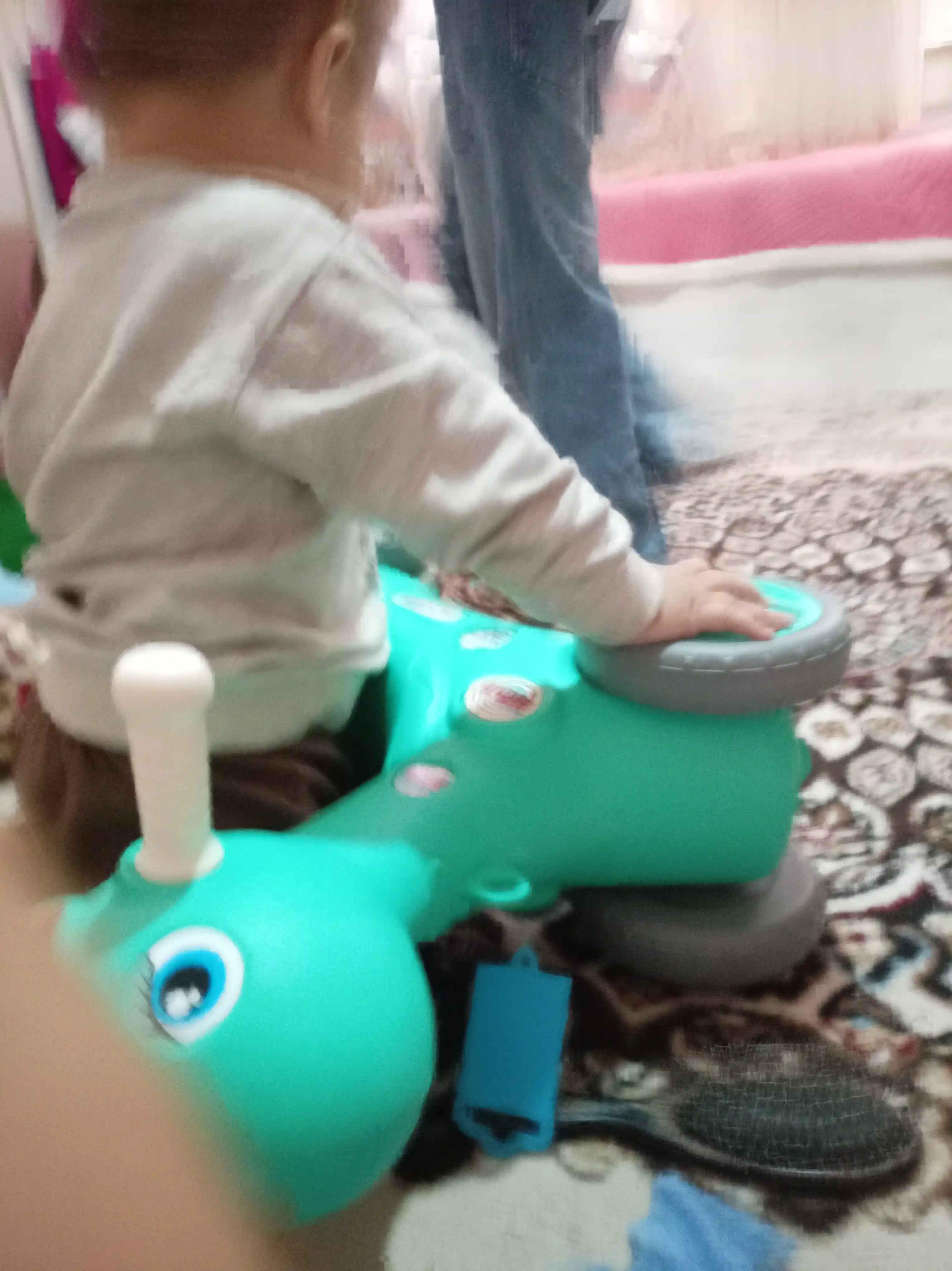 Детская качалка Динозавр, для детей от 1 года, THE REPUBLIC OF TOYS